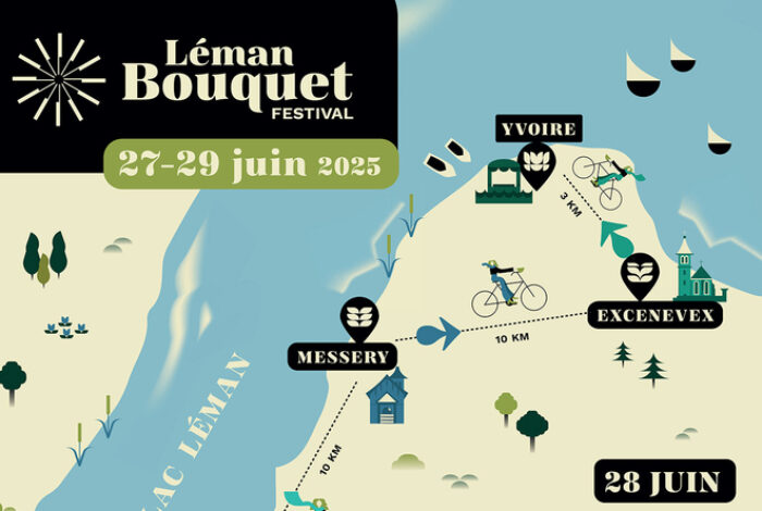 Coolturalia - Léman Bouquet Festival, a cycling and music festival around Lake Geneva.
