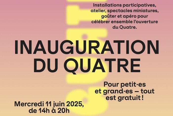 Coolturalia - Inauguration du Quatre : un nouveau lieu culturel, artistique et citoyen aux Acacias