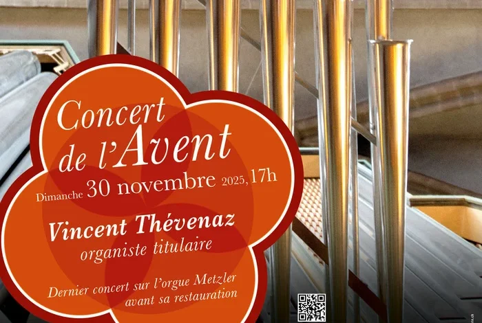 Coolturalia - Concert de l'Avent, récital d'orgue de Vincent Thévenaz