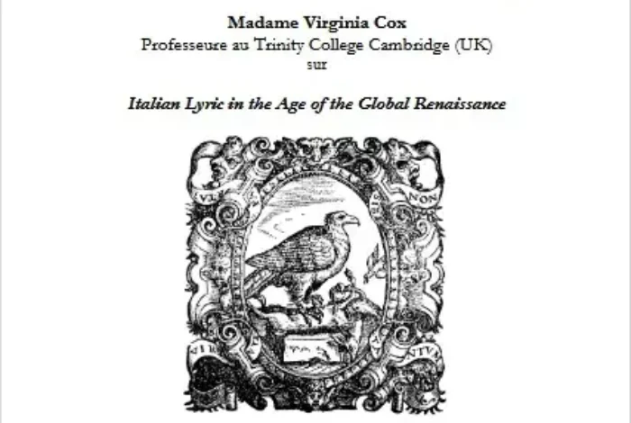 Coolturalia - Italian Lyric in the Age of the Global Renaissance