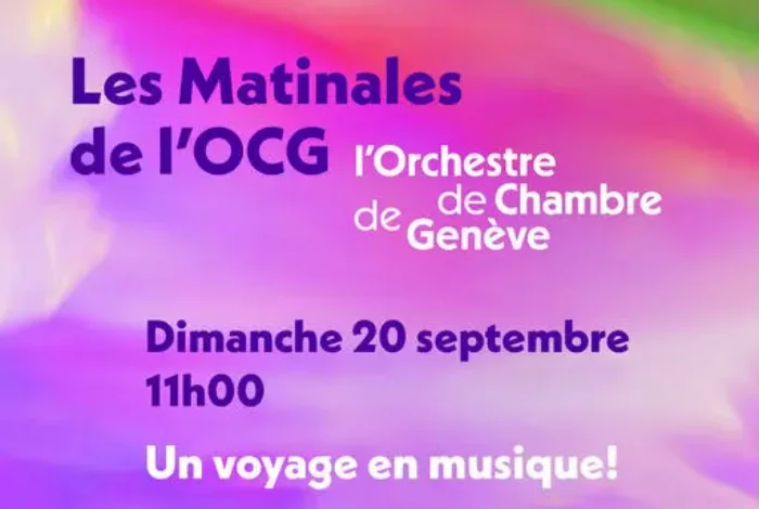 Coolturalia - Les Matinales de l’OCG: A Musical Journey!