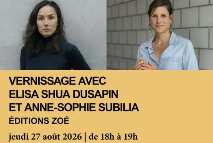 Coolturalia - Meeting: Elisa Shua Dusapin & Anne-Sophie Subilia
