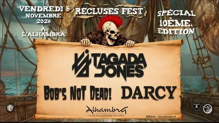 Coolturalia - Tagada Jones + Darcy + Bob’s Not Dead