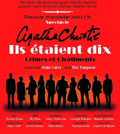Coolturalia - Agatha Christie « Ils étaient dix »: dîner-spectacle